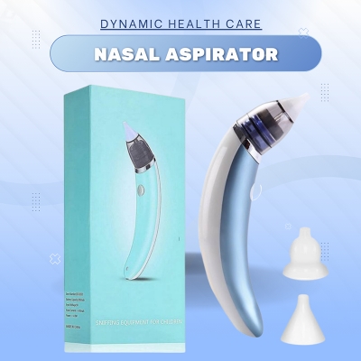 Picture of Baby Nasal Aspirator, Electric Nose Mucus Cleaner for Newborns and Toddlers, Rechargeable Automatic Booger Suctioner for Babies with 5 Levels Suction Multicolor