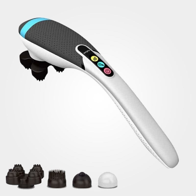 Picture of Maxtop Magic Body Massager Machine Variable Speed Infrared Handheld Body Massager Hammer Grey