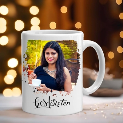 Picture of Personalize PHOTO Mug 🎁 Perfect For: Birthdays  Anniversaries  Valentine's Day  Corporate Gifts  Friendship Day  Family Moments Multicolor