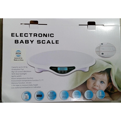 Picture of ELECTRONIC BABY SCALE  IRISH  Model:HF-301 White