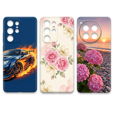 Picture of 3pis Customize silicon Mobile Back Cover. FREE Delivery Multicolor