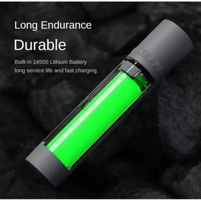 Picture of LED Strong Light Flashlight Rechargeable Household Portable Outdoor Nighttime Emergency Light Variable Focus Waterproof 