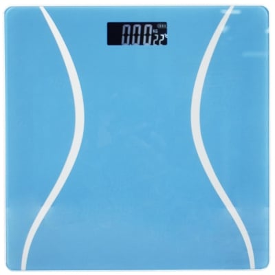 Picture of Digital Bathroom Scale Electronic Body Weight Scale Glass LCD Display Fitness Health Fat Muscle Mass Monitor Multicolor
