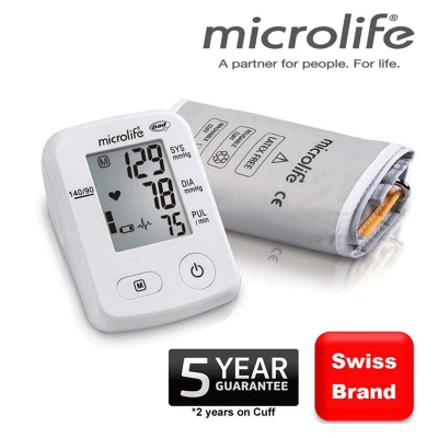 Picture of Microlife Automatic Upper Arm Blood Pressure Monitor, Separate Cuff White M (8.7 - 12.5 inch)