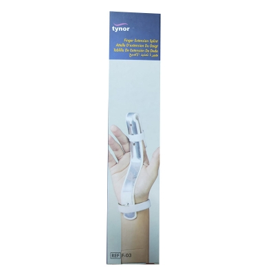 Picture of Tynor Finger Extension Splint (Injured Finger Immobilization) White