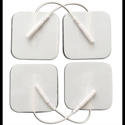 Picture of TENS Machine Replacement Electrode Pads 4pcs White