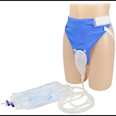 Picture of Urine Collector 100% Silicone Man & Woman  Urinal with Urine Catheter Bags 