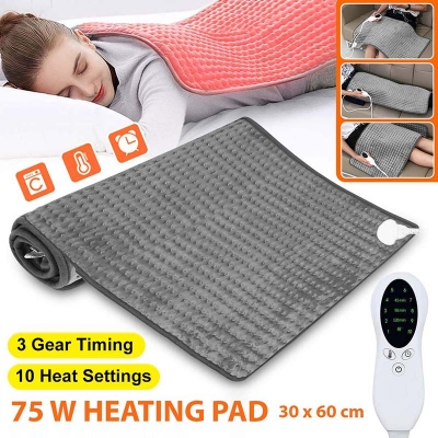 Picture of 10 Level 75W Electric Heating Pad 30x60cm Multicolor