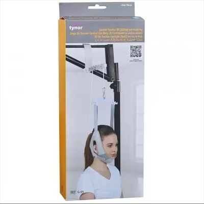Picture of Tynor Cervical Traction Kit Sitting with Weight Bag Universal Multicolor