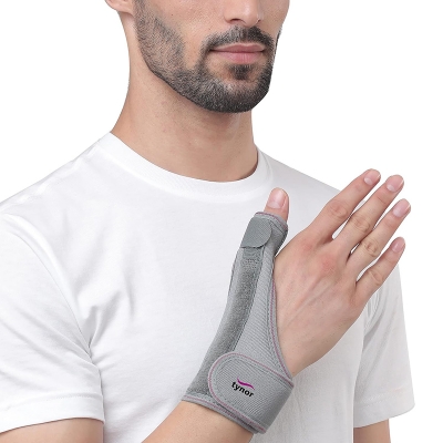 Picture of Tynor Thumb Spcia Splint(Immobilization, Removable Splint)-Universal Size Grey