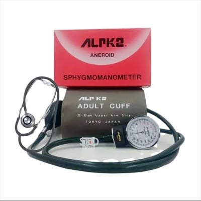 Picture of ALPK2 Manuel Blood Pressure Monitoring Machine With Stethoscope Multicolor