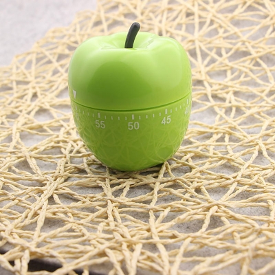 Picture of 1Pcs Fruit Shape Mechanical Kitchen Timer Decorative Countdown Timer for Cooking Baking and Home Use Multicolor