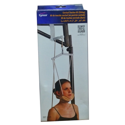 Picture of Tynor Cervical traction Kit (sitting) with Weight Bag-Health Proo Multicolor