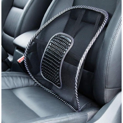 Picture of Back Pain Relief Lower Back Support for Chair Back Rest for Office Chair Lumbar Support Orthopedic Cushion for Back Belt for Men Pain Back Support for Sciatica Pain Relief (black-1pc) Black