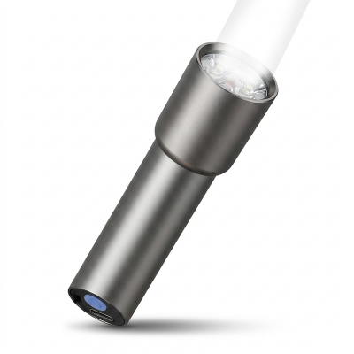 Picture of Flashlight Strong Light Super Bright Rechargeable Household Outdoor Long-range Long-life Emergency Light Portable Lighting Flashlight Multicolor