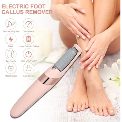 Picture of Callus Remover for Feet | Dead Skin Remover & Pedicure Tool | Electric Foot Callus Remover | Hard Skin Remover | Rechargeable Foot Care Device for Cracked Heels Multicolor