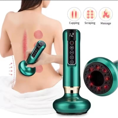 Picture of Electric Vacuum Cupping Massage Cups, Anti-Cellulite Therapy, Body Massager, Electric Guasha Scraping, Fat Burning, Slimming Multicolor