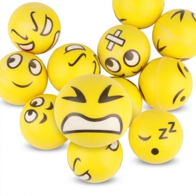 Picture of Stress Ball Emoji Squeeze Ball Exercise Stress Ball-healthproo Multicolor