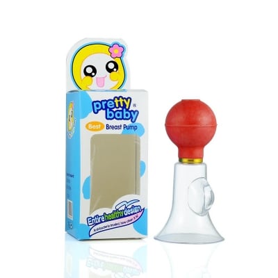 Picture of Pretty Baby Manual Brest Pump Breastfeeding Baby Milk Suction 1 set-healthproo care Multicolor