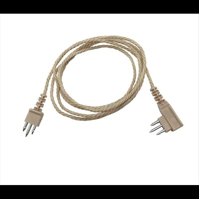 Picture of Hearing Aid Accessories Adapter Cable Receiver Wire Standard Power Cord Universal 3 pin For Pocket Sound Amplifier Single Ear - Ear Cleaner-Health Proo Multicolor
