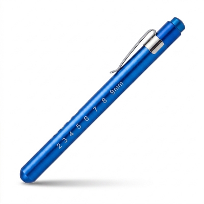 Picture of Medical Flashlight Lanterna With Pupil Gauge LED Pen Light Torch Lamp Outdoor Camping Work Light For Doctor Nurse Diagnostic-healthproo Multicolor