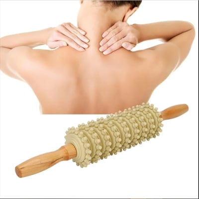 Picture of Ketsicart Wood Therapy Roller, Wooden Massage Roller Muscle Blasting Trigger Points for Home -Health Proo Multicolor