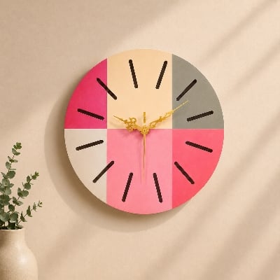 Picture of REGAL Craft Items-HDC-399 (Wall Clock-Geometry)