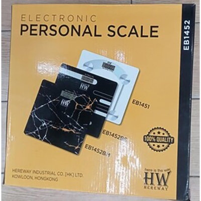 Picture of HW Electronic Bathroom Scale, Personal Weight Scale - 200KG Capacity Multicolor