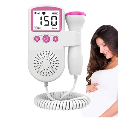Picture of Baby Monitor Fetal Doppler Fetal Heart rate Monitor Home Pregnancy Baby Multicolor