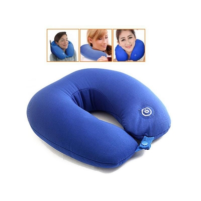 Picture of Travel pillow vibrating Neck Massage Cushion Pillow Multicolor
