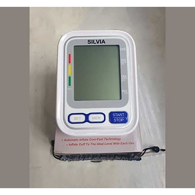 Picture of Silvia Digital LCD Blood Pressure Monitor with Arm Cuff - Electronic Check Heart Beat Pulse Sphygmomanometer Machine SIL-268G-Healthproo Multicolor