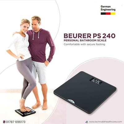 Picture of Beurer Ps 240 Personal Bathroom Scale Comfortable With Secure Footing. - Weight Machine - weight machine Multicolor