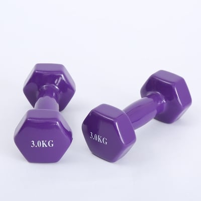 Picture of Vinyl Dumbbell 1 Kg with Pair - Red 