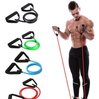 Picture of 120cm Stretching Band Yoga Pull Rope Elastic Resistance Bands Practical Training Rubber Tensile Expander Multicolor