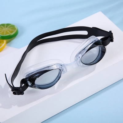 Picture of Adjustable Straps Anti Fog Swimming_Goggle for Adults and Kids with Free Ear Plugs Swimming Pool Accessories for Summer 
