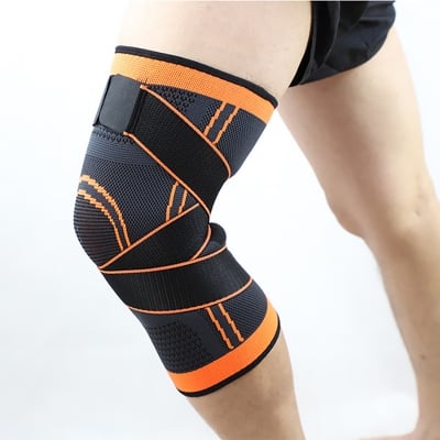 Picture of 1PC Sports Kneepad Men Pressurized Elastic Bandage Knee Pads Support Fitness Gear Basketball Volleyball football Brace Protector Multicolor