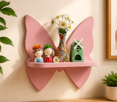 Picture of REGAL WALL SHELF- BUTTERFLY Craft Items-HDC-370