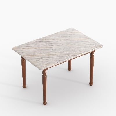 Picture of REGAL Dining Table EDESSA TDH-341-3-1-20 (4 Seater)