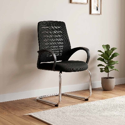 Picture of REGAL Visitor Chair Black CFV-222-7-1-66(1PART)(VISITOR)