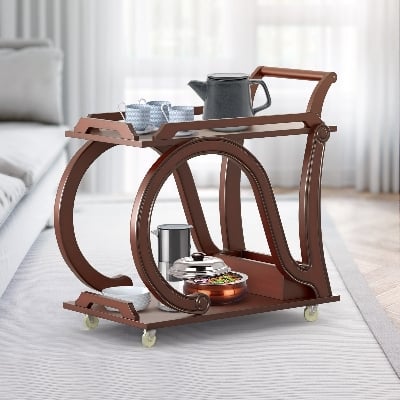 Picture of REGAL TEA TROLLEY-TEDDY TRH-303-3-1-20 (Tea Trolley)