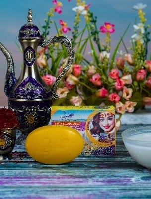 Picture of Zafran Goat Milk & Almond Glycerin Soap
