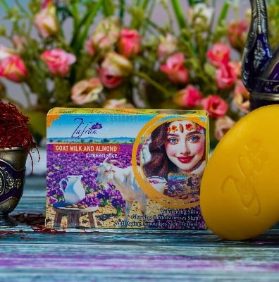 Picture of Zafran Goat Milk & Almond Glycerin Soap