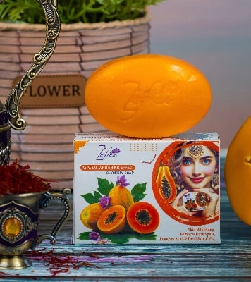 Picture of Zafran Papaya Whitening Glycerin Soap