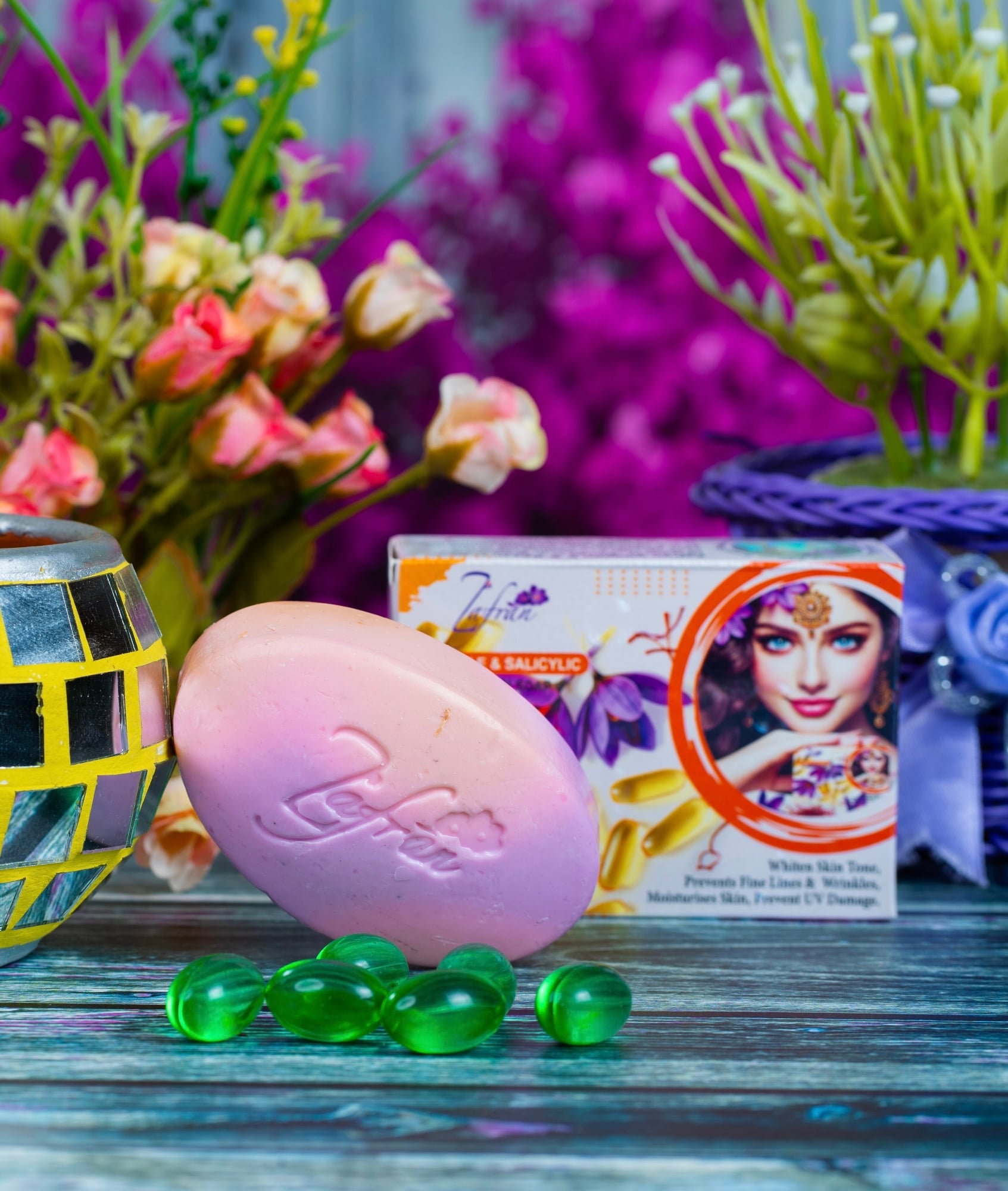 Picture of Zafran Vitamin E & Salicylic Glycerin Soap