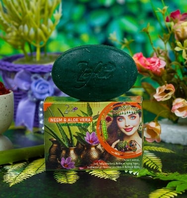 Picture of Zafran Neem & Aloe Vera Acne Glycerin Soap