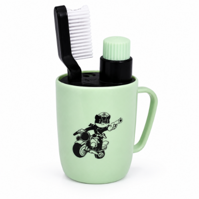 Picture of Portable Travel Toothbrush Holder Set with Toothbrush & Toothpaste Cup
