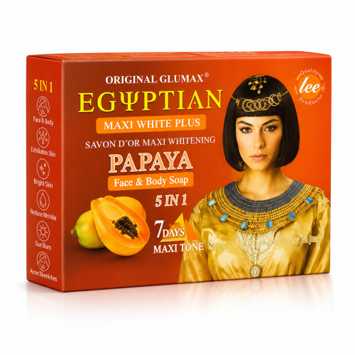 Picture of Egyptian Maxi White Plus Papaya Face & Body Soap