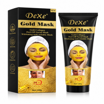 Picture of DeXe Gold Collagen Peel Off Facial Mask 120g