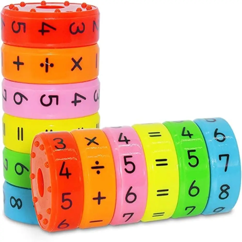 Picture of Kids Magnetic Math Numbers Toy Montessori Educational Arithmetic Number Toys