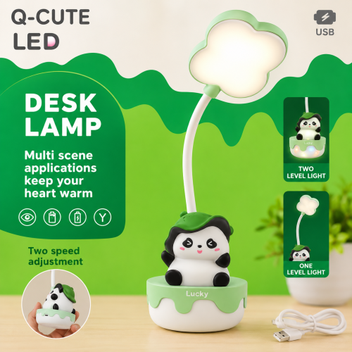 Picture of Q-Cute Panda LED Desk Lamp – Portable USB Rechargeable Study Light